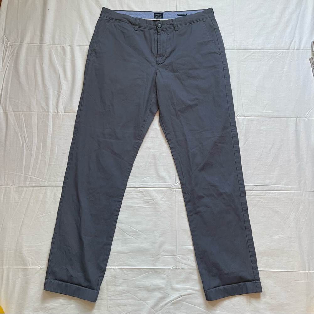 J. Crew Sutton Flex Chinos Summer-weight Gray